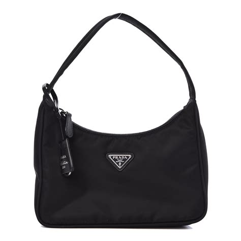 black nylon prada bag mini tessuto